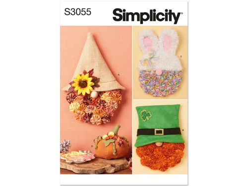 Great value Simplicity Pattern S3055 UNDEFINED HOLIDAY CRAFT- Size OS (ONE SIZE) available to order online New Zealand