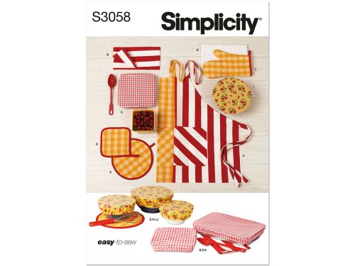 Great value Simplicity Pattern S3058 KITCHEN HOME DECOR- Size OS (ONE SIZE) available to order online New Zealand