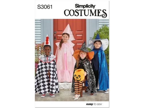 Great value Simplicity Pattern S3061 CHILD COSTUME- Size A (3-4-5-6-7-8) available to order online New Zealand