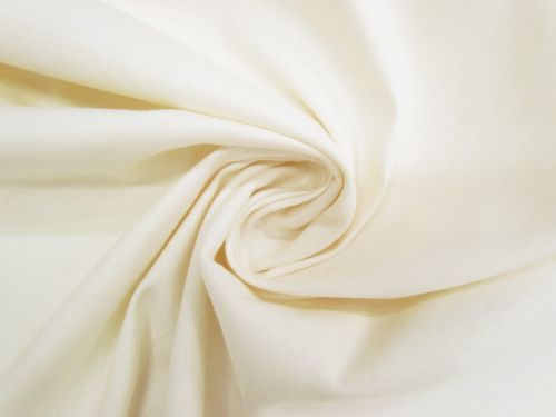 Great value Stretch Cotton Twill Suiting- Gardenia Cream #12654 available to order online New Zealand