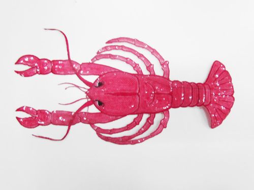 Great value Pink Lobster Sequin Motif- SQM08 available to order online New Zealand