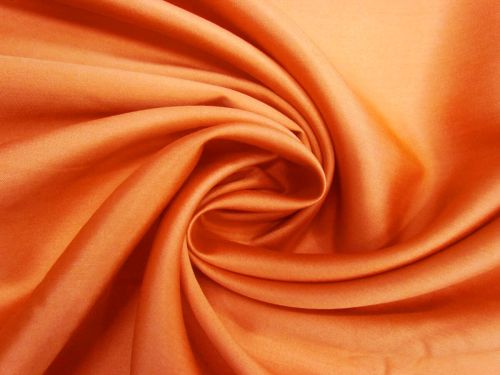 Great value Lustrous Silk Wool Twill Suiting- Saffron Orange #12712 available to order online New Zealand