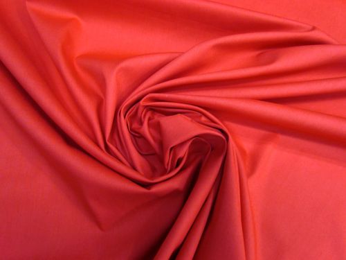 Great value Smooth Cotton Poplin- Red #5770 available to order online New Zealand