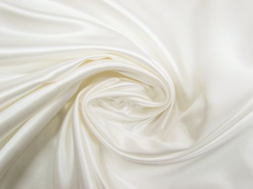 Great value Viscose Satin- Romantic Ivory #12806 available to order online New Zealand