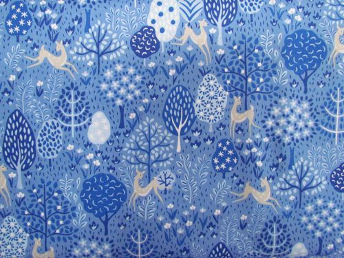 Great value Liberty Cotton- Garden Party Collection- Dancing Deer- A available to order online New Zealand