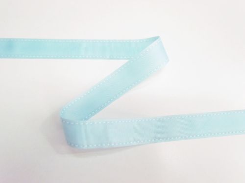 Great value 22mm Stitch Grosgrain Ribbon- LT Blue #T743 available to order online New Zealand