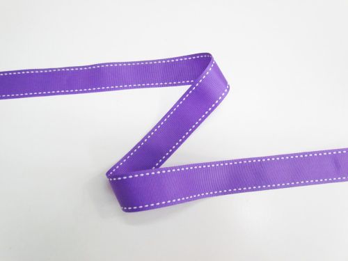 Great value 22mm Stitch Grosgrain Ribbon- Purple #T745 available to order online New Zealand