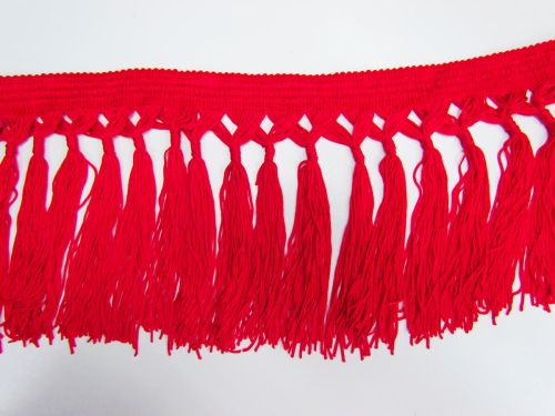 Great value 160mm Tassel Trim- Red #T749 available to order online New Zealand