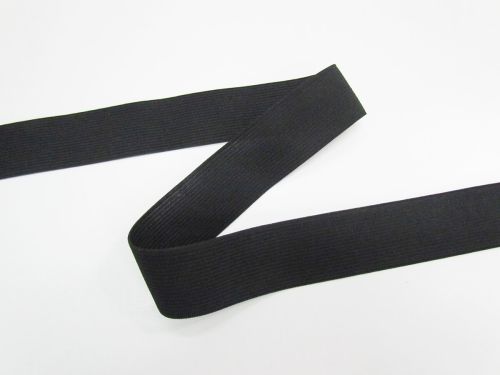 Great value 32mm Lightweight Knitted Elastic- Black #T773 available to order online New Zealand