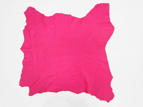 Great value 80cm x 90cm Soft Leather Hide- Hot Pink #12943 available to order online New Zealand