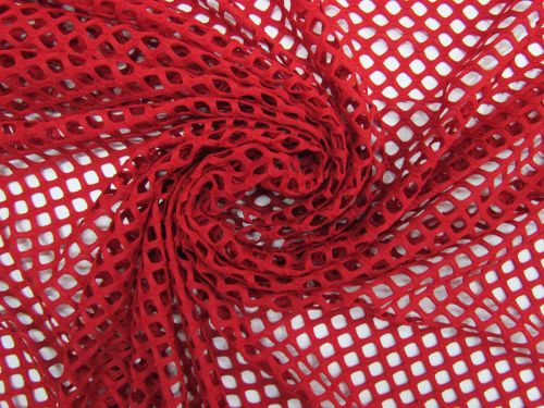 Great value Fishnet Mesh- Strawberry Red #12959 available to order online New Zealand