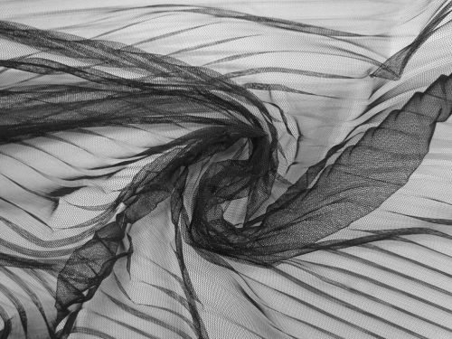 Great value Pleated Mesh- Crow Black #12961 available to order online New Zealand