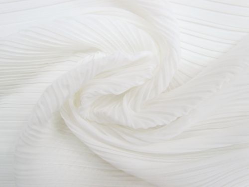 Great value Pleated Georgette- Daisy White #12965 available to order online New Zealand