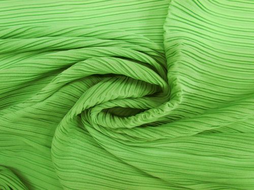Great value Pleated Georgette- Lucky Green #12967 available to order online New Zealand