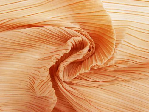 Great value Pleated Georgette- Cantaloupe Orange #12969 available to order online New Zealand