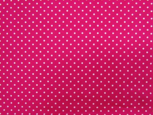 Great value Mini Dots Cotton- Raspberry Pink #PW1522 available to order online New Zealand