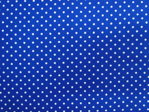 Great value Mini Dots Cotton- Royal Blue #PW1534 available to order online New Zealand