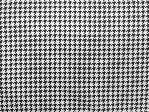 Great value Houndstooth Cotton- Black And White  #PW1536 available to order online New Zealand