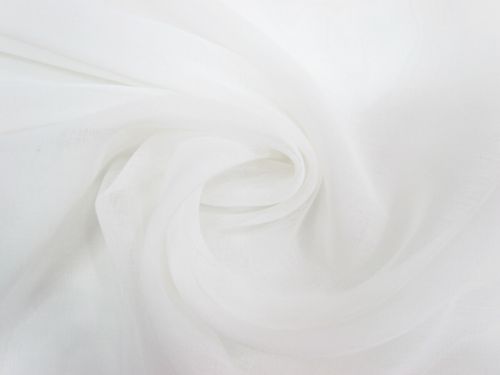 Great value Textured Organza- Snow Powder White #12984 available to order online New Zealand