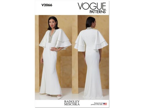 Great value Vogue Pattern V2066 MISSES DRESS- Size U5 (16-18-20-22-24) available to order online New Zealand