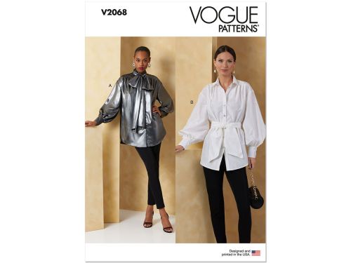 Great value Vogue Pattern V2068 MISSES TOP / VEST- Size B5(8-10-12-14-16) available to order online New Zealand