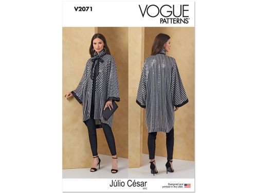 Great value Vogue Pattern V2071 MISSES JACKET- Size A (XS-S-M-L-XL-XXL) available to order online New Zealand