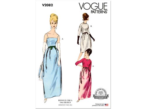 Great value Vogue Pattern V2082 MISSES DRESS- Size B5(8-10-12-14-16) available to order online New Zealand