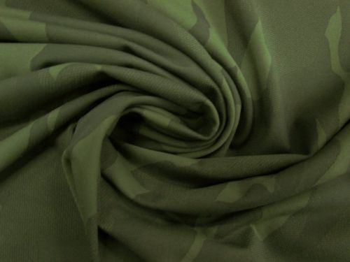 Great value Cadet Camouflage Tactel® Nylon Jacquard Spandex- Olive #13067 available to order online New Zealand