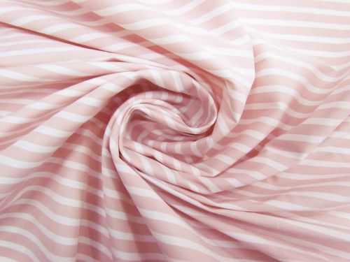 Great value Strawberries And Cream Stripe Cotton Blend Bengaline Shirting #13072 available to order online New Zealand