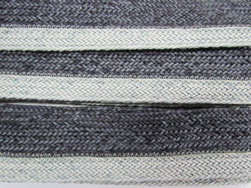 Great value 55mm Braided Leather Look Trim- Navy / Washed Blue #T803 available to order online New Zealand