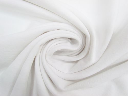 Great value Cotton Unbrushed French Terry- Dandelion White #13667 available to order online New Zealand