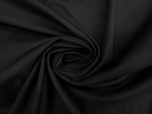 Great value Stretch Cotton Twill Suiting- Beetle Black #13151 available to order online New Zealand