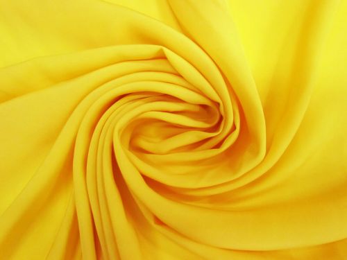 Great value Lightweight Viscose Faille- Joyful Yellow #13161 available to order online New Zealand