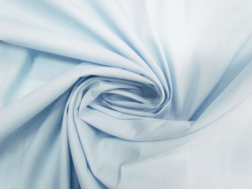 Great value Stretch Cotton Blend Shirting- Baby Blue #13177 available to order online New Zealand