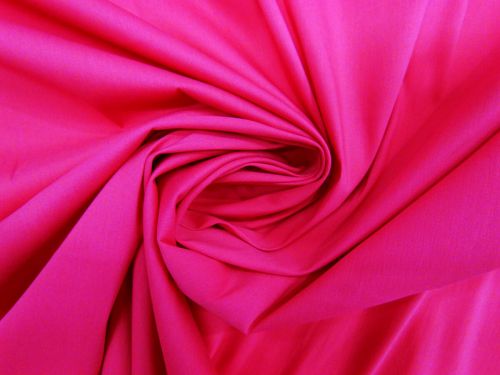 Great value Stretch Cotton Blend Shirting- Hot Pink #13178 available to order online New Zealand