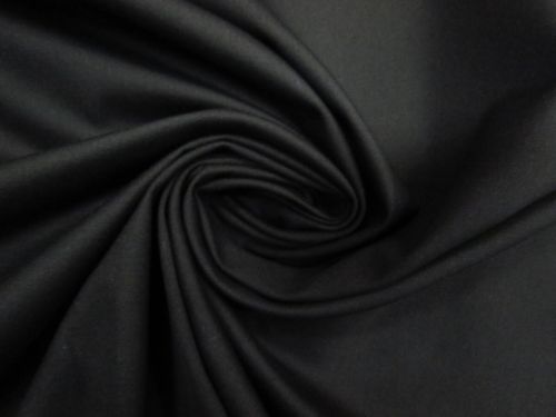 Great value Stretch Viscose Twill Suiting- Midnight Black #13183 available to order online New Zealand