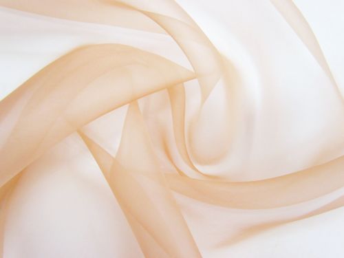 Great value Silk Organza- Rockmelon Orange #13189 available to order online New Zealand