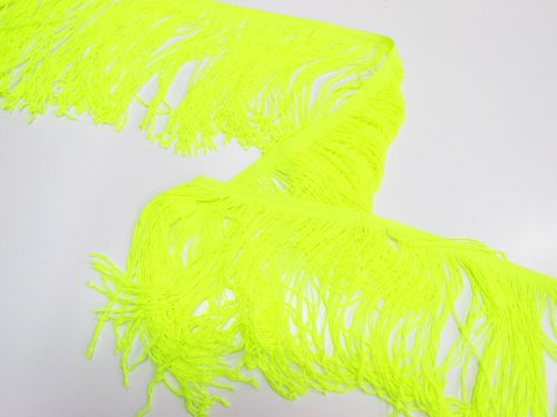 Great value 280mm Looped Fringe Trim- Fluro Yellow #T835 available to order online New Zealand