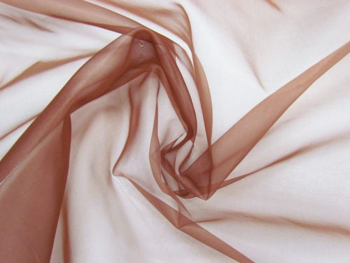 Great value Silk Organza- Warm Brown #13191 available to order online New Zealand
