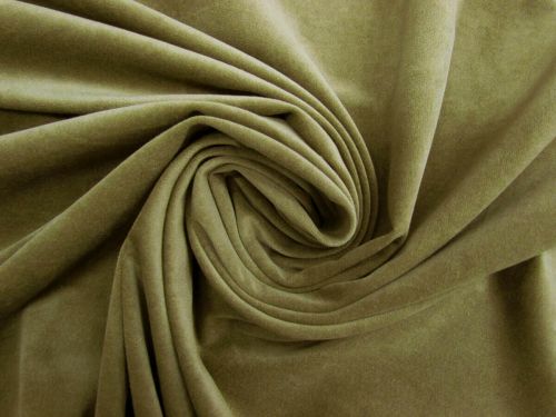 Great value Stretch Cotton Velvet- Autumn Green #13285 available to order online New Zealand