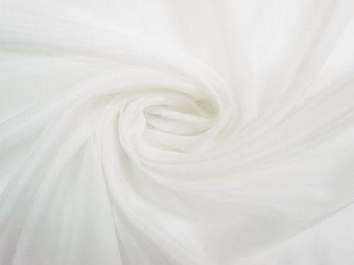 Great value Silk Viscose Voile- Warm White #13306 available to order online New Zealand