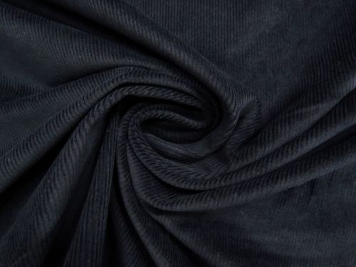 Great value Stretch Cotton Corduroy- Inky Navy #13329 available to order online New Zealand