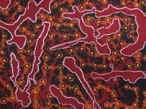 Great value Yellow Bush Plum Cotton- Red 2 available to order online New Zealand