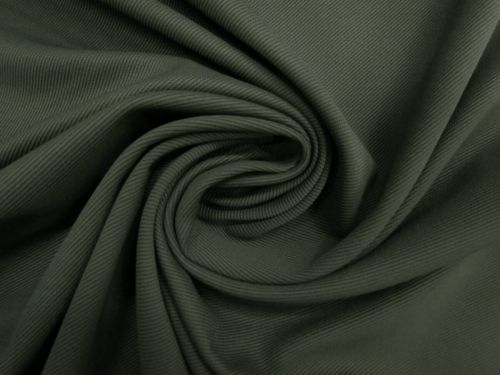Great value Twill Look Ponte Knit- Green Charcoal #13376 available to order online New Zealand