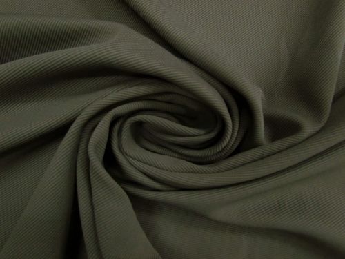 Great value Twill Look Ponte Knit- Dark Green Grey #13377 available to order online New Zealand