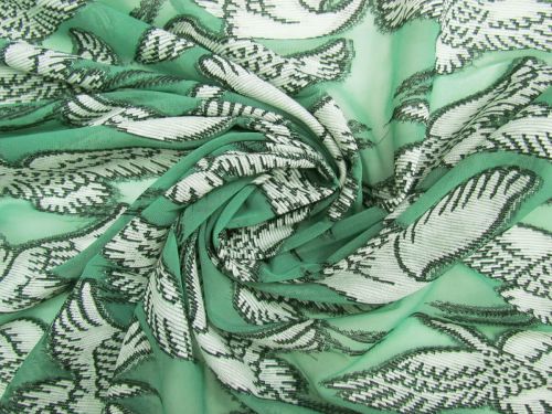 Great value Cranes Over The Treetops Sheer Jacquard Knit #13444 available to order online New Zealand