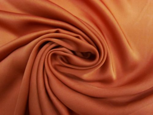 Great value Silk Satin Chiffon- Orange Copper #13454 available to order online New Zealand