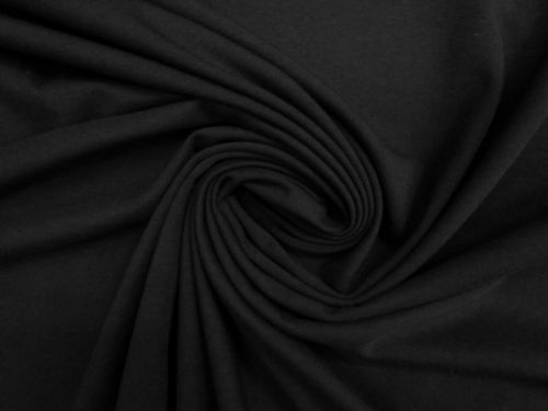 Great value Cotton Spandex- Cosy Black #13502 available to order online New Zealand