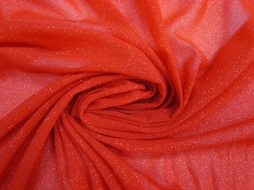 Great value Glitter Chiffon- Red #13513 available to order online New Zealand