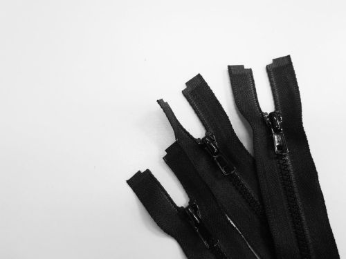 Great value 50cm Chunky Open End Zip 3 Pack- Black- ZP13 available to order online New Zealand